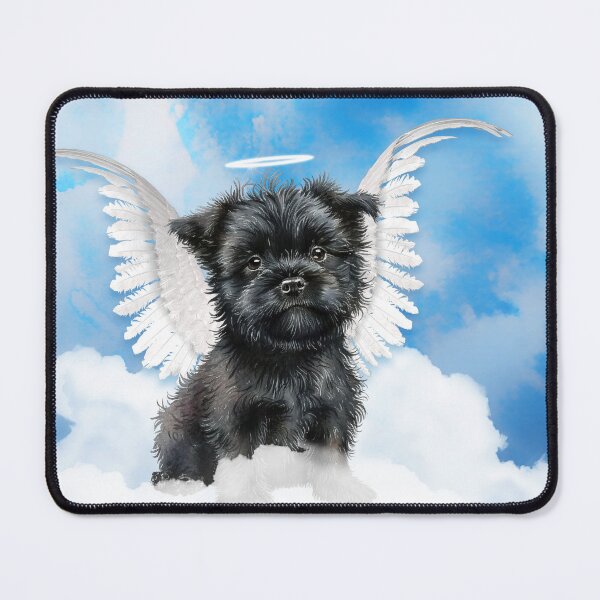Item preview, Affenpinscher Angel Dog with Wings and Halo designed and sold by SalonOfArt.