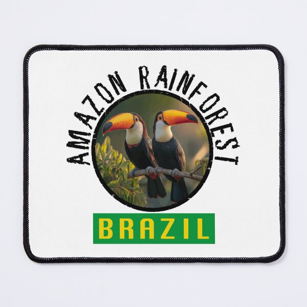 Item preview, Amazon Rainforest - Brazil (with Black Lettering) designed and sold by VelvetRoom.