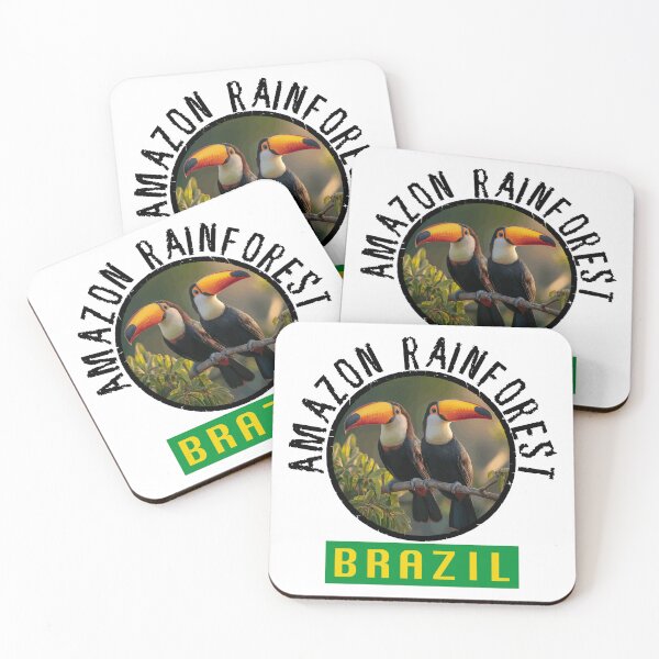 Item preview, Amazon Rainforest - Brazil (with Black Lettering) designed and sold by VelvetRoom.