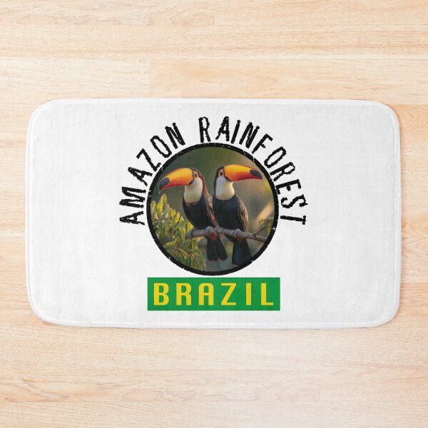 Item preview, Amazon Rainforest - Brazil (with Black Lettering) designed and sold by VelvetRoom.