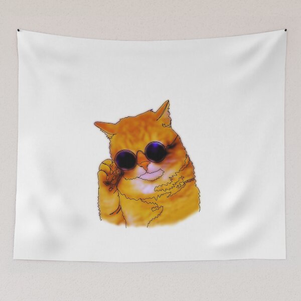 Item preview, Cool cat with glasses - animalz designed and sold by Ashley’sAnimalz.