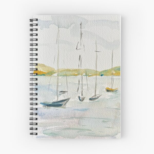 Item preview, Boats in the Harbour designed and sold by Kate Isbell Art Products.