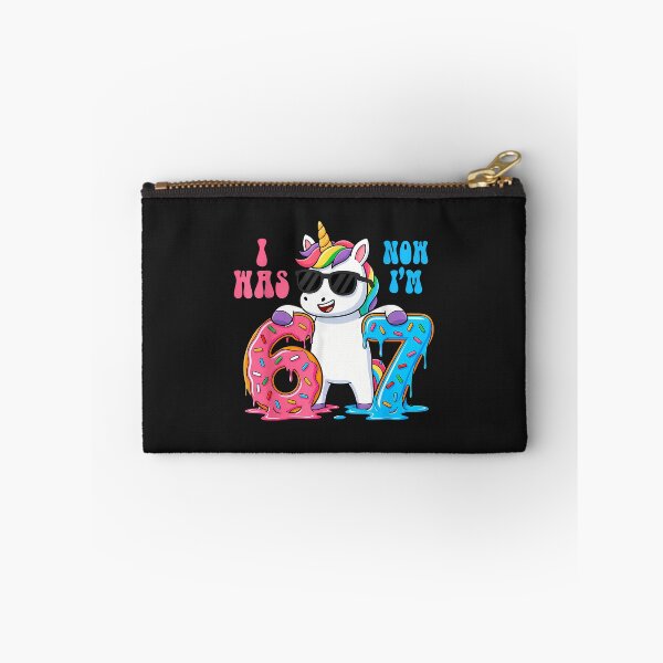 Item preview, I Was Six Now I'M Seven Dabbing Unicorn 67 Meme 7Th Birthday designed and sold by diyoor.