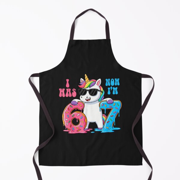 Item preview, I Was Six Now I'M Seven Dabbing Unicorn 67 Meme 7Th Birthday designed and sold by diyoor.