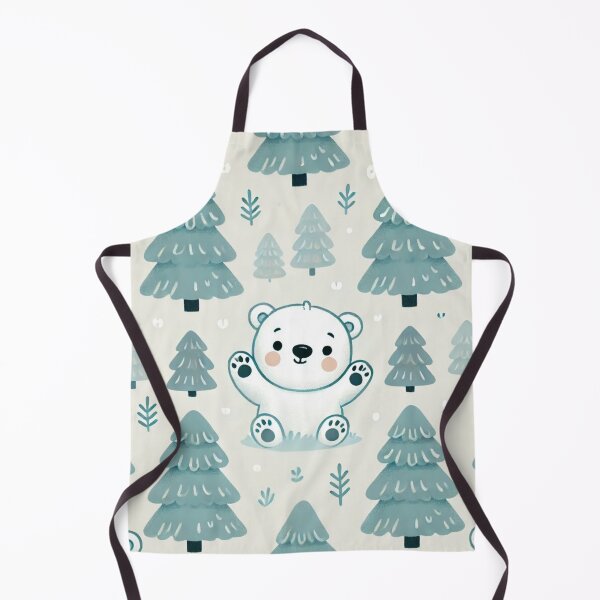 Item preview, Frosty Forest Peekaboo Cubs – Christmas Seamless Pattern designed and sold by Dream Bloom Gallery.
