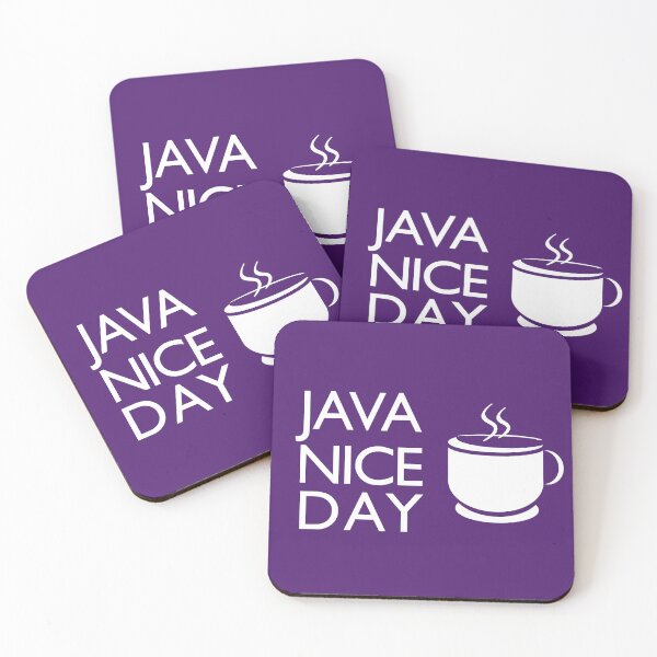Item preview, Java Nice Day Coffee Coaster Purple designed and sold by DArtcy.