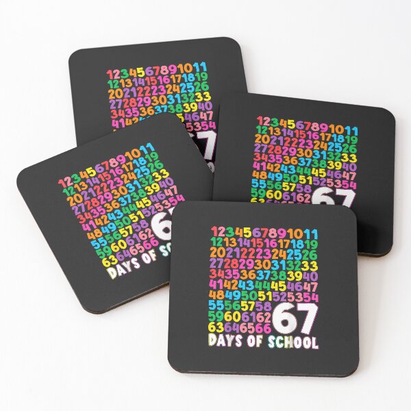 Item preview, 67 Days Of School Happy 67Th Day Math Numbers Kid Boys Girls  designed and sold by diyoor.