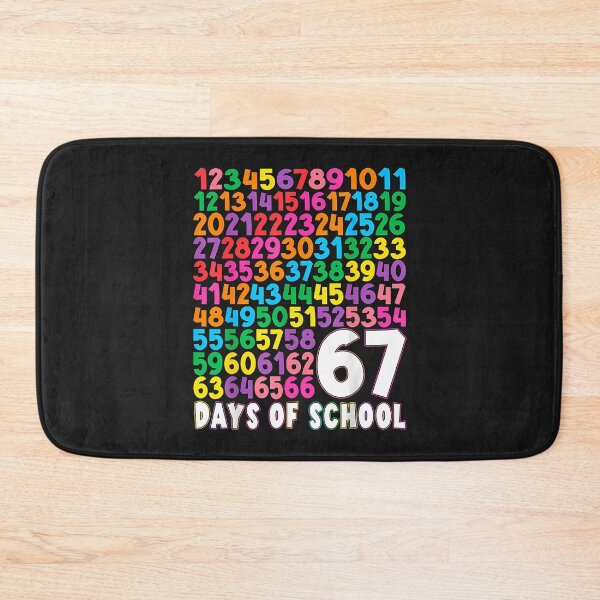 Item preview, 67 Days Of School Happy 67Th Day Math Numbers Kid Boys Girls  designed and sold by diyoor.