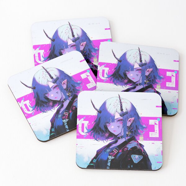 Item preview, Cute anime demon girl design designed and sold by iWallGlow.