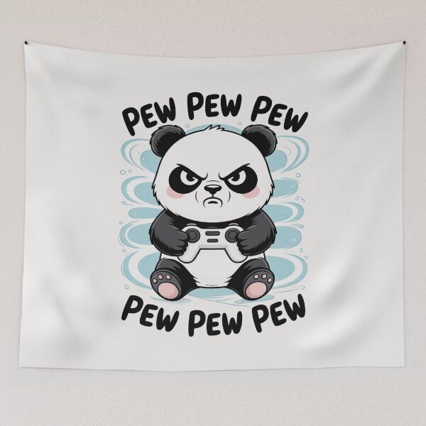 Artikelvorschau, Niedlicher Gaming-Panda Pew Videospiel-Computerspieler entworfen und verkauft von GalaFunny.