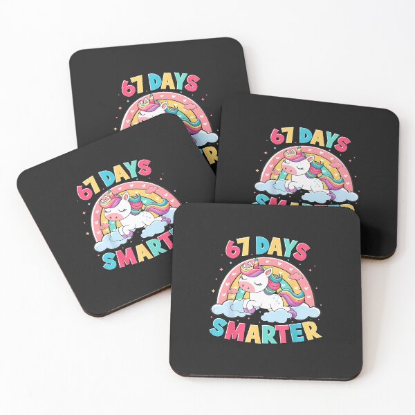 Item preview, Funny 67 Days Smarter Unicorn Six Seven Boy Girl Teacher designed and sold by diyoor.