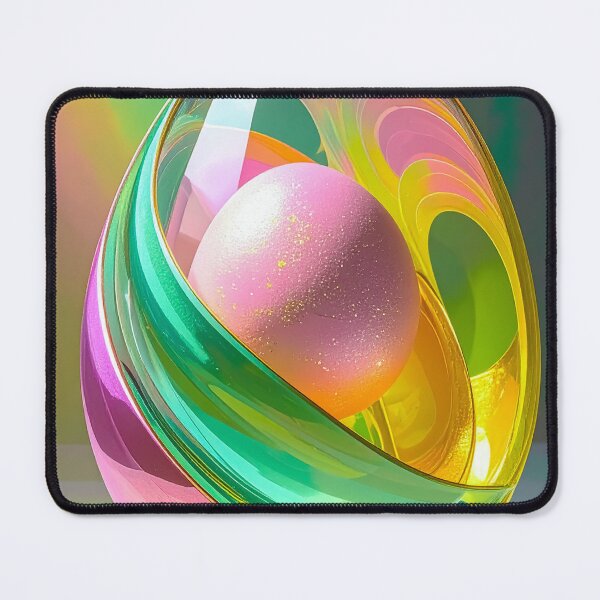 Item preview, Color Sphere Oasis – Radiant Glass Form designed and sold by NizuCaCi.