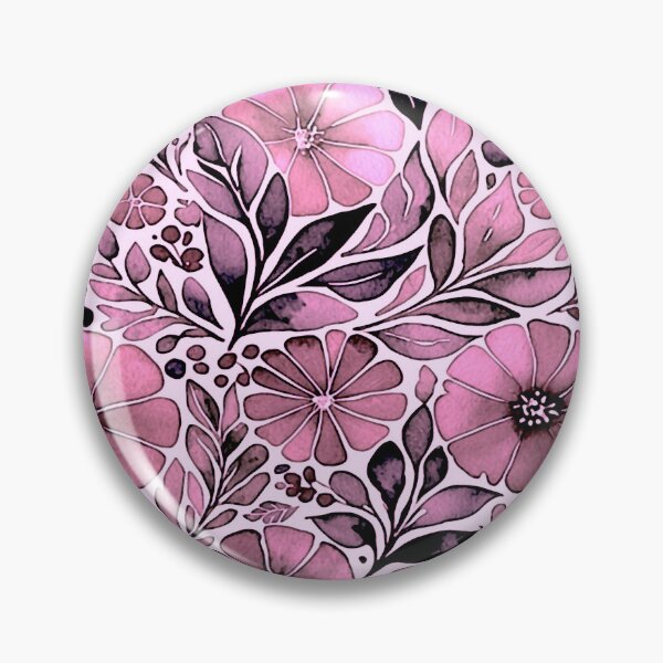 Item preview, Flower Pattern in Pink and Magenta designed and sold by ViaARTfactory.