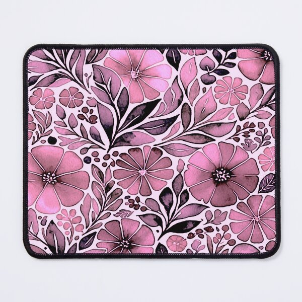 Item preview, Flower Pattern in Pink and Magenta designed and sold by ViaARTfactory.