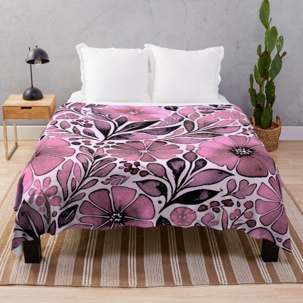 Item preview, Flower Pattern in Pink and Magenta designed and sold by ViaARTfactory.
