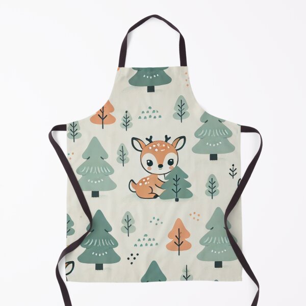Item preview, Cozy Woodland Reindeer Christmas Forest – Seamless Holiday Pattern designed and sold by Dream Bloom Gallery.