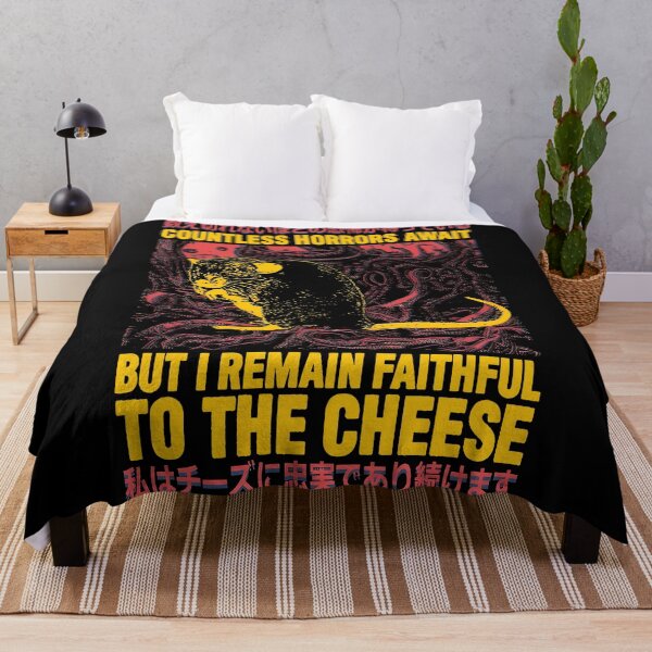 Item preview, Horror Rat T-Shirt Faithful to the Cheese Japanese designed and sold by GenioFin.