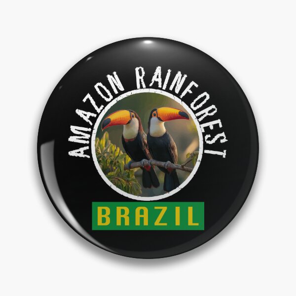 Item preview, Amazon Rainforest - Brazil (with White Lettering) designed and sold by VelvetRoom.