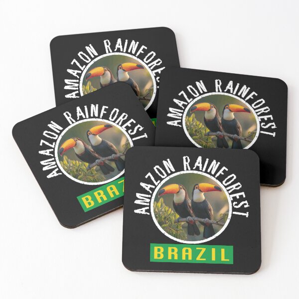 Item preview, Amazon Rainforest - Brazil (with White Lettering) designed and sold by VelvetRoom.