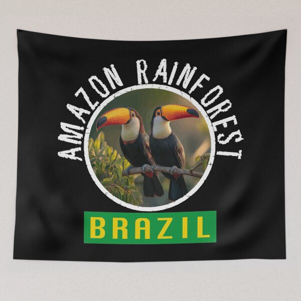 Item preview, Amazon Rainforest - Brazil (with White Lettering) designed and sold by VelvetRoom.