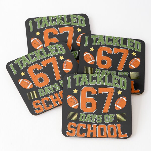 Item preview, I Tackled 67 Days Of School Football I Survived 67 Days designed and sold by TalalosART.