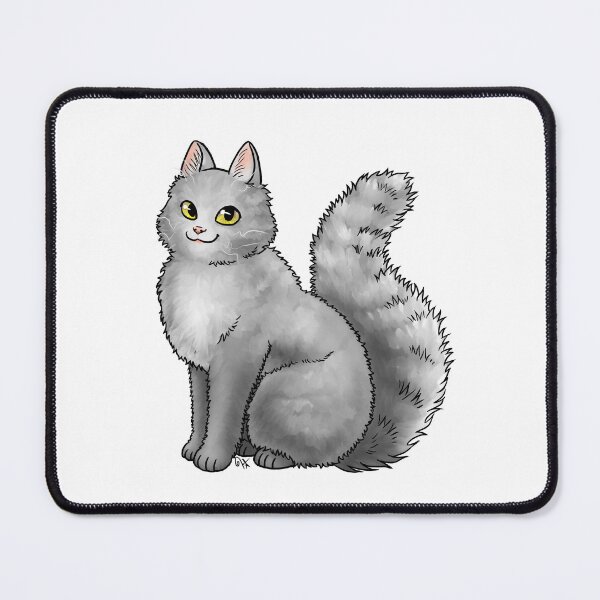 Item preview, Cat - LaPerm - Gray designed and sold by Jennifer Stolzer.