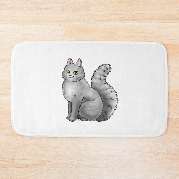 Item preview, Cat - LaPerm - Gray designed and sold by Jennifer Stolzer.