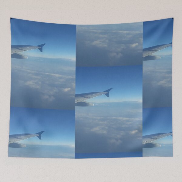 Item preview, sunrise in the sky,view from the window of a plain designed and sold by lealey19.