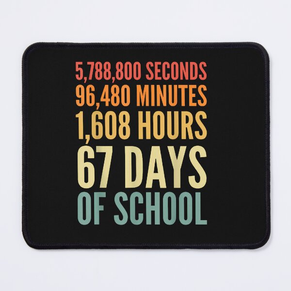 Item preview, 67Th Day Of School 80S Retro Funny 67 Teachers Students Meme designed and sold by TalalosART.