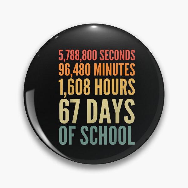 Item preview, 67Th Day Of School 80S Retro Funny 67 Teachers Students Meme designed and sold by TalalosART.