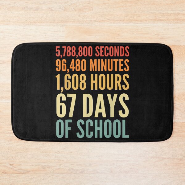 Item preview, 67Th Day Of School 80S Retro Funny 67 Teachers Students Meme designed and sold by TalalosART.