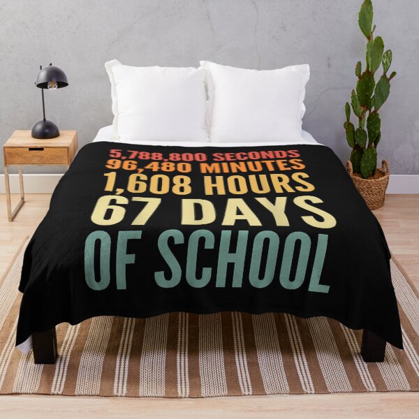 Item preview, 67Th Day Of School 80S Retro Funny 67 Teachers Students Meme designed and sold by TalalosART.
