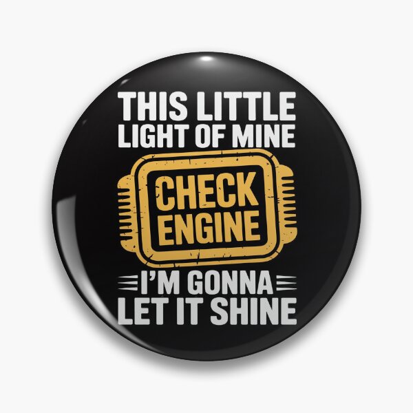 Item preview, Check Engine Light Shine Car Auto Mechanic Garage Men designed and sold by Silicula.