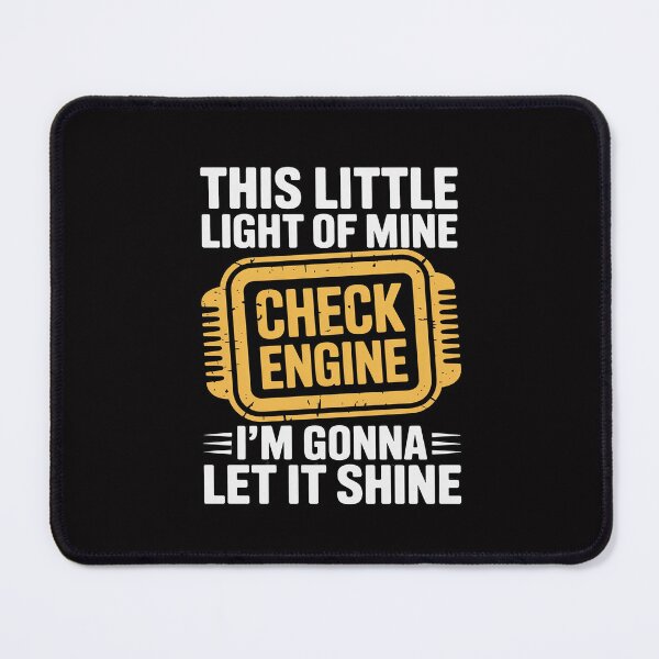 Item preview, Check Engine Light Shine Car Auto Mechanic Garage Men designed and sold by Silicula.