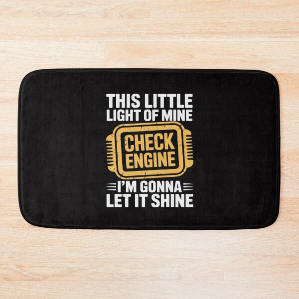Item preview, Check Engine Light Shine Car Auto Mechanic Garage Men designed and sold by Silicula.
