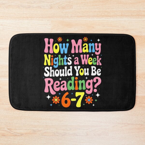 Item preview, How Many Nights A Week Should You Be Reading 67 Meme designed and sold by TalalosART.