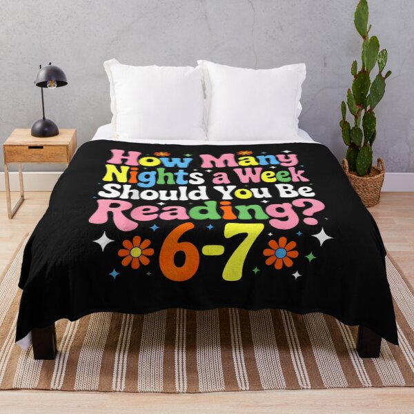 Item preview, How Many Nights A Week Should You Be Reading 67 Meme designed and sold by TalalosART.