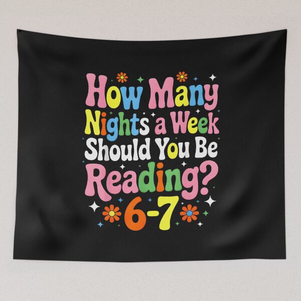 Item preview, How Many Nights A Week Should You Be Reading 67 Meme designed and sold by TalalosART.