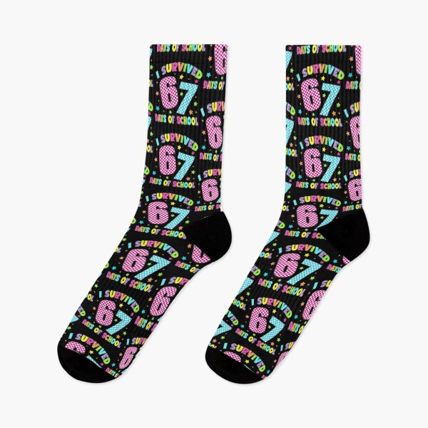 Item preview, I Survived 67 Days Of School Six Seven 67 Meme Slang Kids designed and sold by TalalosART.