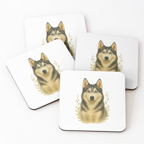 Item preview, Blue-Eyed Husky Majesty designed and sold by TheJoyfulPen.