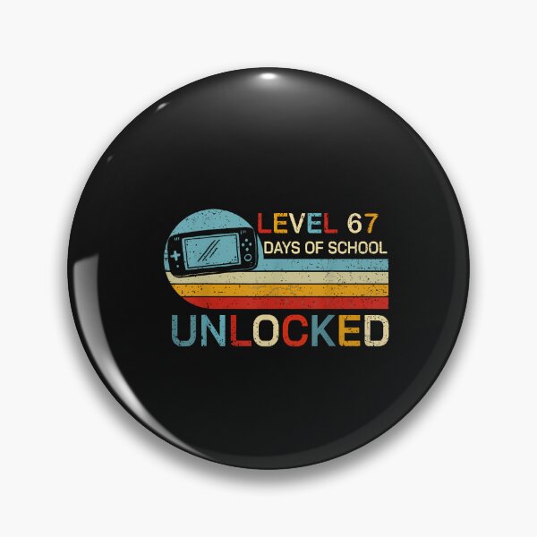 Item preview, Level 67 Days Of School Unlocked Happy 67Th Day Of School designed and sold by TalalosART.