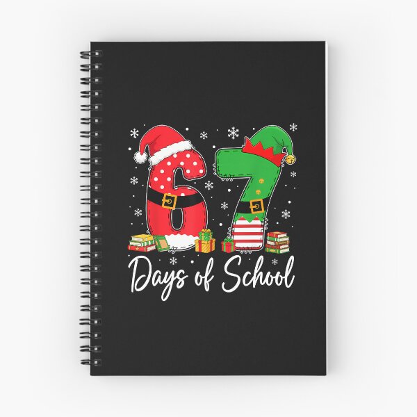 Item preview, Happy 67 Days Of School Six Seven 67 Christmas Santa Elf Kid designed and sold by TalalosART.