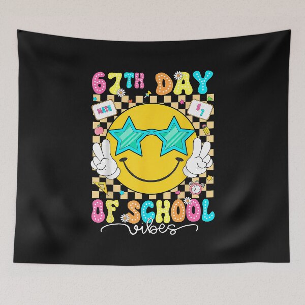 Item preview, 67 Days Of School Happy 67Th Of School Vibes Kids Boys Girls designed and sold by TalalosART.