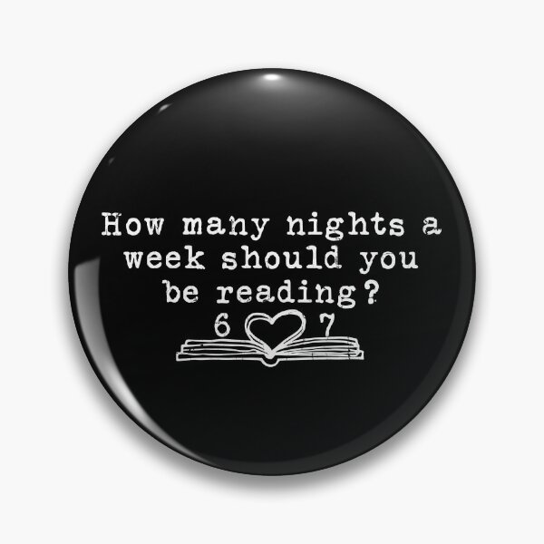 Item preview, How Many Nights A Week Should You Be Reading 6 7 designed and sold by cielpoligon.