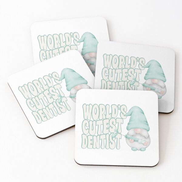 Item preview, World’s Cutest Dentist Gnome – Cute Healthcare Worker Christmas Gift | Whimsical Watercolor Medical Gnome Design designed and sold by SingerNZ.