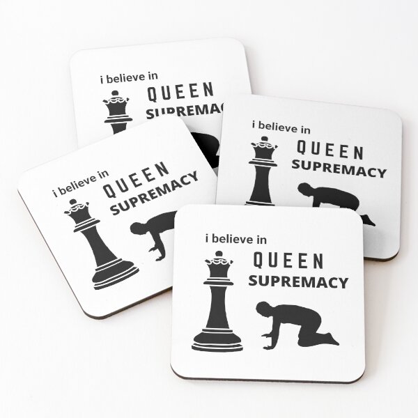 Item preview, I BELIEVE IN QUEEN SUPREMACY Chess T-Shirt designed and sold by Sorcend.