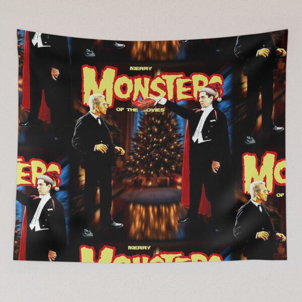Item preview, Merry Monsters of the Movies Vampire and Hunter  designed and sold by 90snerd.