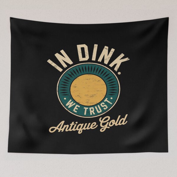 Item preview, In Dink We Trust Vintage Pickleball Medal designed and sold by ShelFisher.