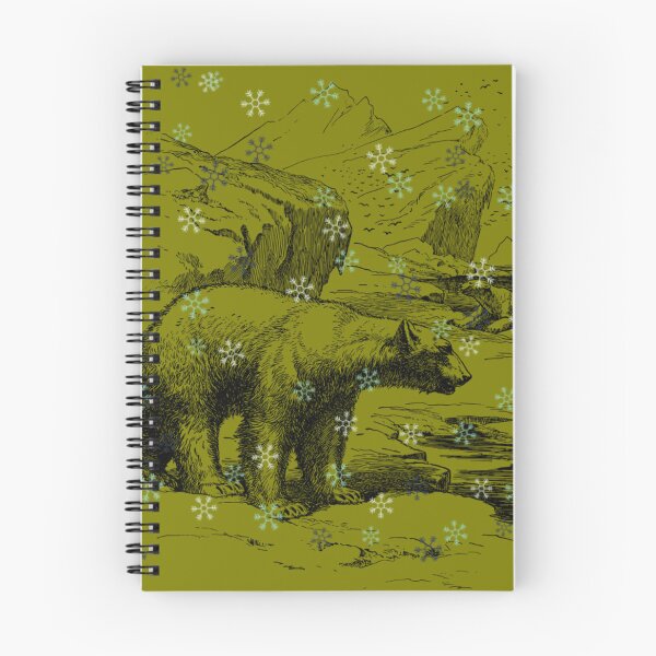 Item preview, Winter Bear Snowflakes - Vintage Nature Woodland Christmas Gift designed and sold by Extremeallie.