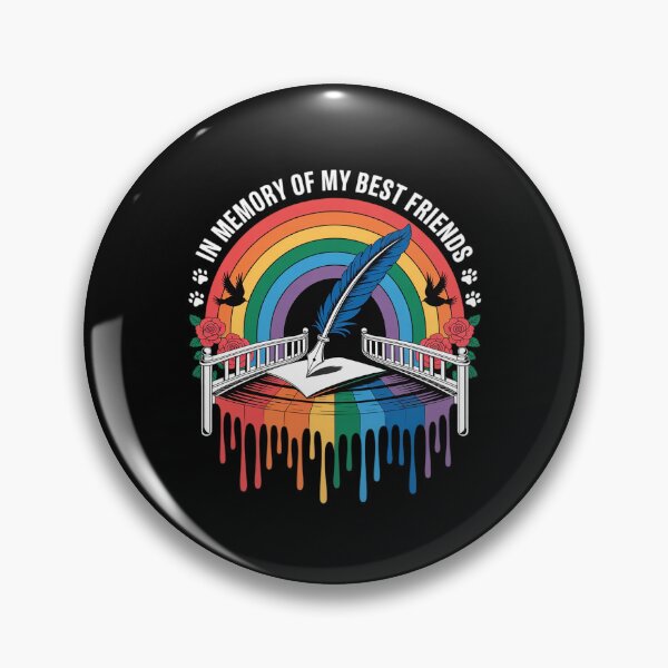 Item preview, In Memory Of My Best Friends Rainbow Bridge Beloved Pet Loss designed and sold by ShelFisher.